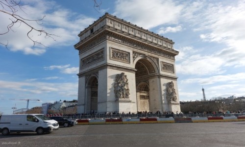 Zdjęcie FRANCJA / Paryż. / Plac Charles-de-Gaulle. / Łuk Triumfalny.