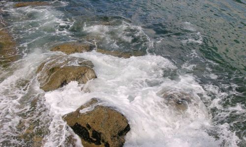Zdjecie FRANCJA / Akwitania / Capbreton / Przypływ