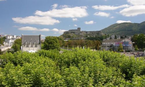 Zdjecie FRANCJA / brak / Lourdes / Widok na zamek