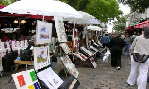 Zdjecie FRANCJA / brak / Paryż / Na  Montmartre