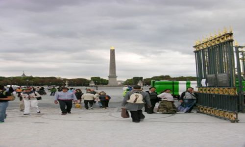 Zdjecie FRANCJA / brak / Paryż / Obelisk na Placu Zgody