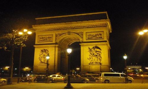 Zdjecie FRANCJA / brak / Pary / uk triunfalny noc