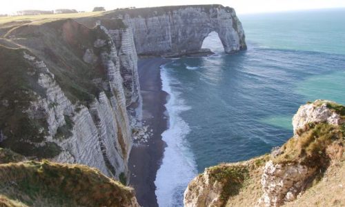 Zdjecie FRANCJA / Normandia / Etretat / Pikny Atlantyk