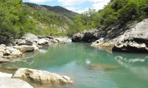Zdjcie FRANCJA / VERDON / jakie 60 km za Doswell / wielki kanion VERDON