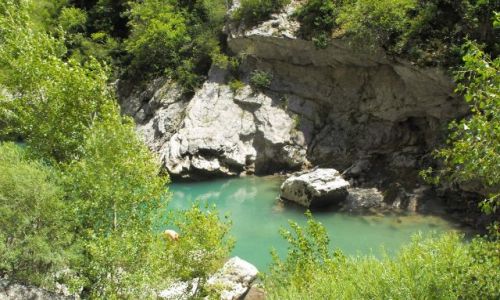 Zdjecie FRANCJA / VERDON / niedaleko Grasse / Grand Canyon