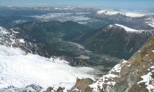 Zdjecie FRANCJA / Alpy / L'Aiguille du Midi / Moje wedrowanie