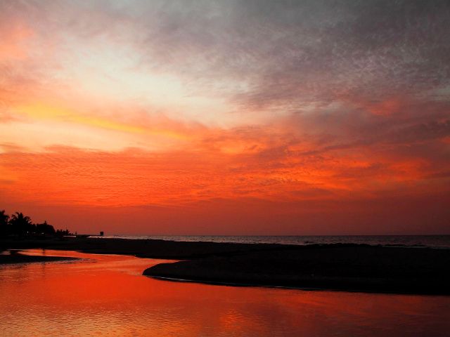 Zdjęcia: nad oceanem, zachód słońca , GAMBIA Zdjęcia: nad oceanem, zachód słońca , GAMBIA