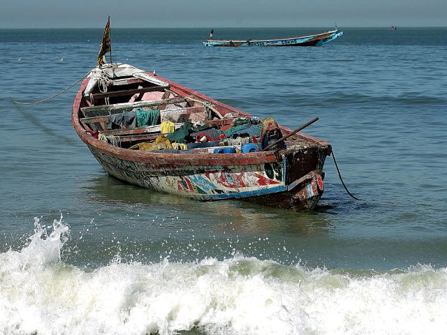 Zdjęcia: okolica Bandżul, łódż rybacka, GAMBIA Zdjęcia: okolica Bandżul, łódż rybacka, GAMBIA