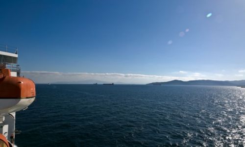 Zdjęcie GIBRALTAR / - / Cieśnina Gibraltarska / Przeprawa promowa