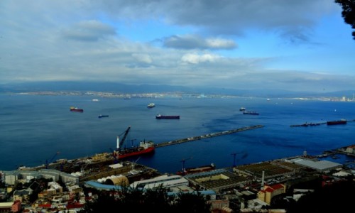 Zdjcie GIBRALTAR / Gibraltar / Skaa Gibraltarska / Panorama na Cinin Gibraltarsk