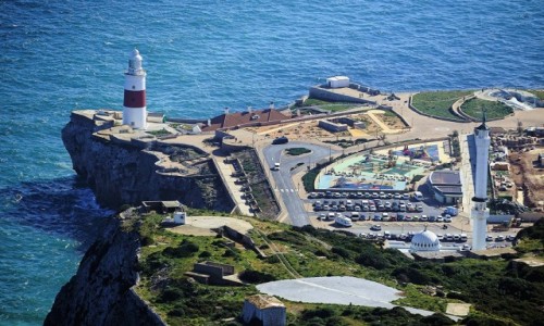 Zdjecie GIBRALTAR / Skaa Gibraltarska / . / Widok na Europa Point