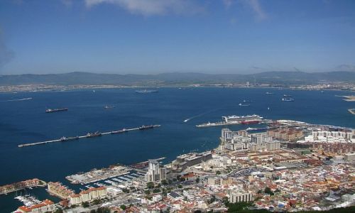 Zdjecie GIBRALTAR / . / Skała Gibraltalska / Zatoka Algeciras