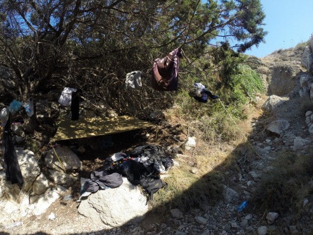 Zdj cia: Amiros Skala, Rodos, baza1, GRECJA
