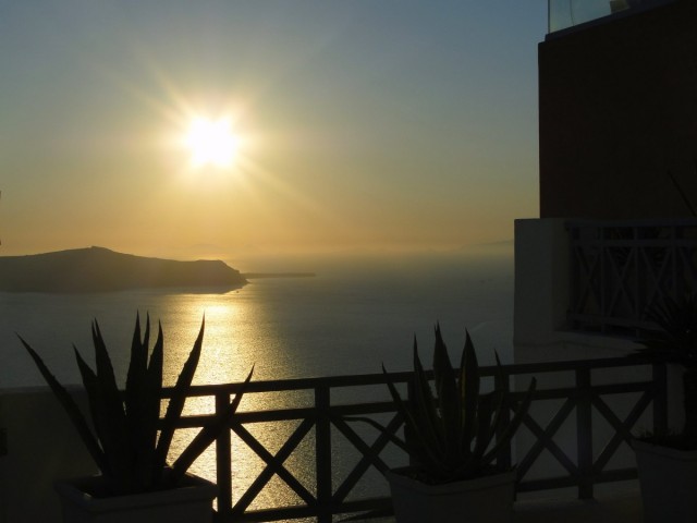 Zdj cia: Fira, Santorini, Santoryski zachd soca, GRECJA