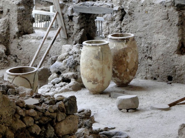 Zdj cia: Akrotiri, Santorini, "Greckie Pompeje", GRECJA