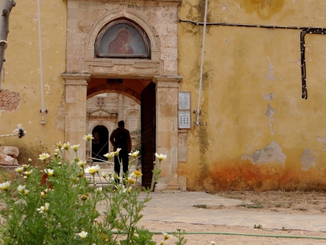 Zdj cia: Pwysep Akrotiri, Kreta, Migawki z Krety - klasztor Gouverneto, GRECJA