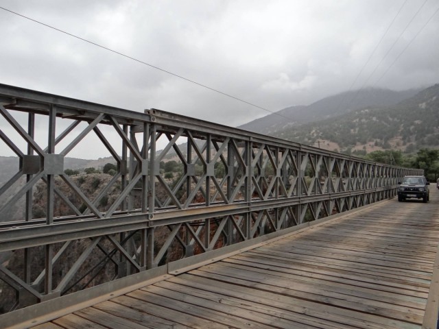 Zdj cia: Aradena, Kreta, Most nad wwozem Aradena., GRECJA