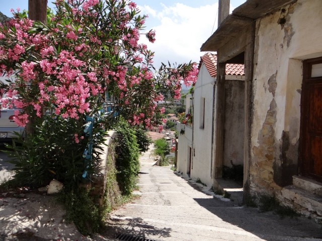 Zdj cia: Argyroupolis, Kreta, W uliczce Argyroupolis., GRECJA