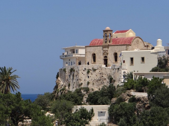 Zdj cia: niedaleko Elafonissi, Kreta, Klasztor Chryssoskalitissa , GRECJA