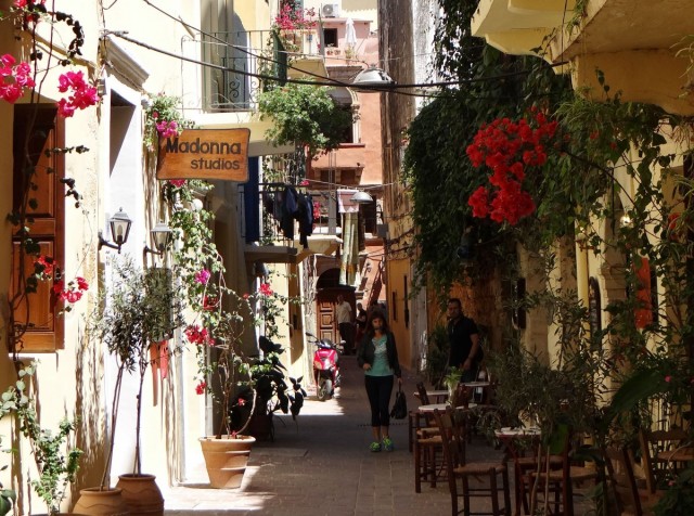 Zdj cia: Chania, Kreta, Migawki z Krety - stare miasto Chania, GRECJA