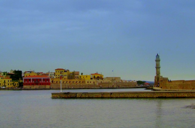 Zdj cia: Chania, Kreta Zachodnia, Latarnia morska przebudowana przez Egipcjan, GRECJA
