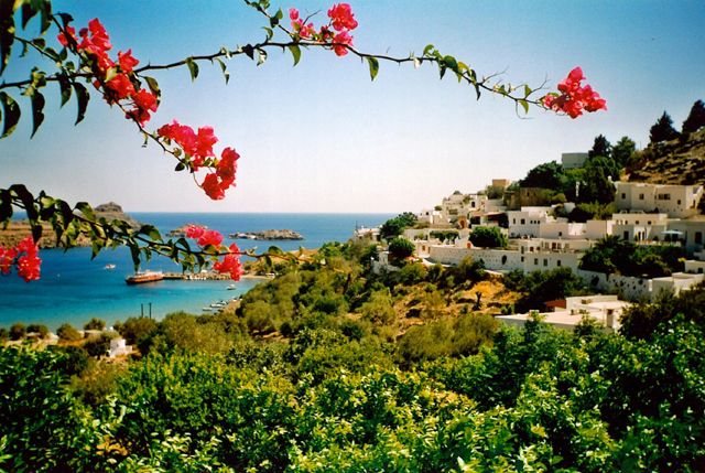 Zdjęcia: Lindos, Wyspa Rodos, Wzgórza Lindos, GRECJA Zdjęcia: Lindos, Wyspa Rodos, Wzgórza Lindos, GRECJA