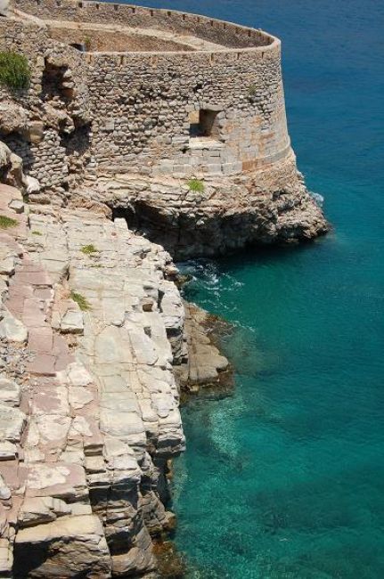 Zdjęcia: Kreta Spinalonga, fragment twierdzy, GRECJA Zdjęcia: Kreta Spinalonga, fragment twierdzy, GRECJA