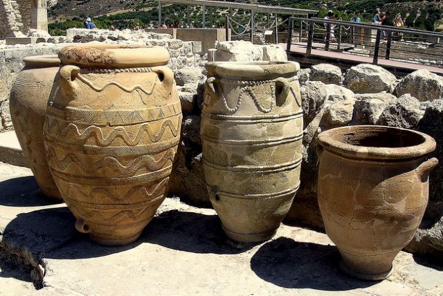 Zdjęcia: Knossos, Kreta, Donice minojskie, GRECJA Zdjęcia: Knossos, Kreta, Donice minojskie, GRECJA