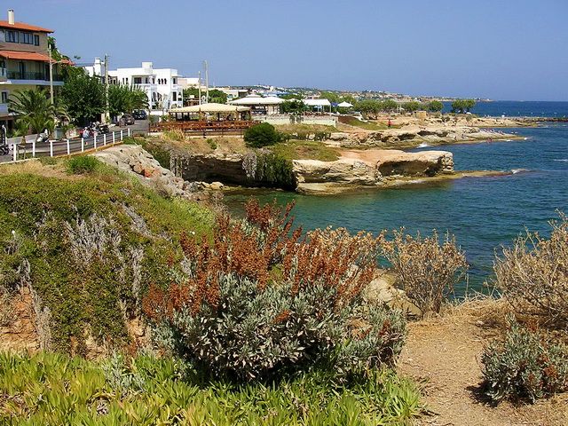 Zdjęcia: Hersonissos, Kreta, Widok na nadbrzeże, GRECJA Zdjęcia: Hersonissos, Kreta, Widok na nadbrzeże, GRECJA