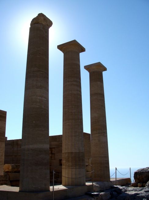 Zdjęcia: Lindos, Rodos, Świątynia Ateny II, GRECJA Zdjęcia: Lindos, Rodos, Świątynia Ateny II, GRECJA