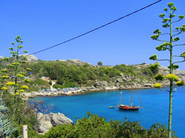 Zdjęcia: Wschodnie wybrzeże, Rodos, Zatoka Ladiko, GRECJA Zdjęcia: Wschodnie wybrzeże, Rodos, Zatoka Ladiko, GRECJA