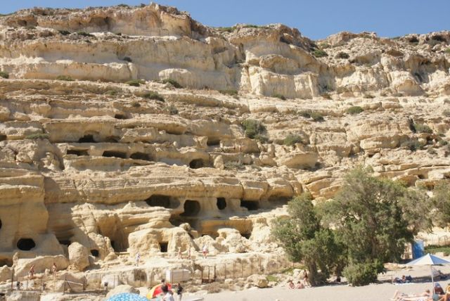 Zdjęcia: Matala, Kreta, jaskinie Matali, GRECJA Zdjęcia: Matala, Kreta, jaskinie Matali, GRECJA