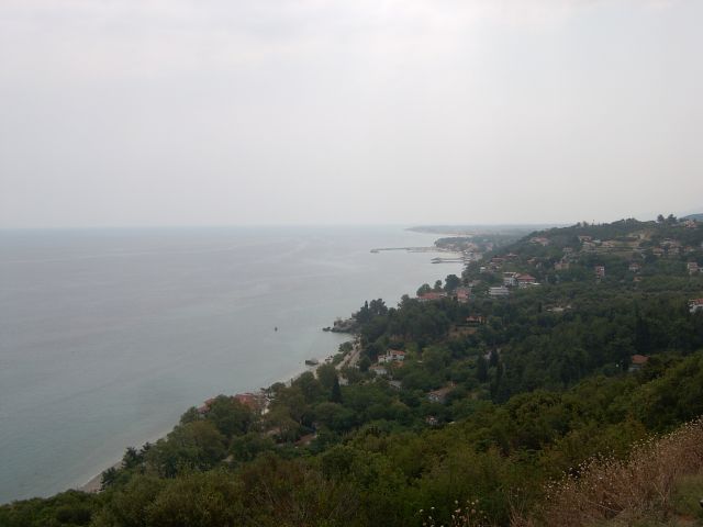 Zdjęcia: Platamonas, Macedonia Środkowa, Widok z Zamku w Platamonas, GRECJA Zdjęcia: Platamonas, Macedonia Środkowa, Widok z Zamku w Platamonas, GRECJA