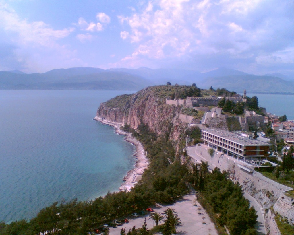 Zdjęcia: Nafplion, Widok z Zamku Palamidi, GRECJA Zdjęcia: Nafplion, Widok z Zamku Palamidi, GRECJA