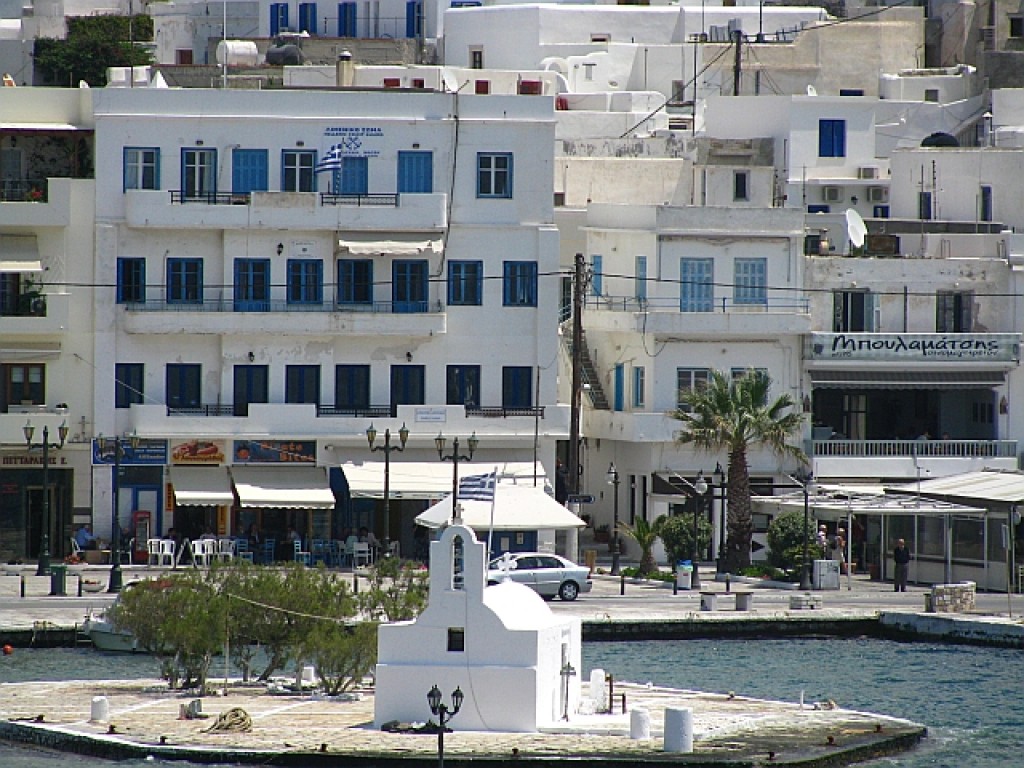 Zdjęcia: Naksos, Cyklady, widok na centrum miasta, GRECJA Zdjęcia: Naksos, Cyklady, widok na centrum miasta, GRECJA