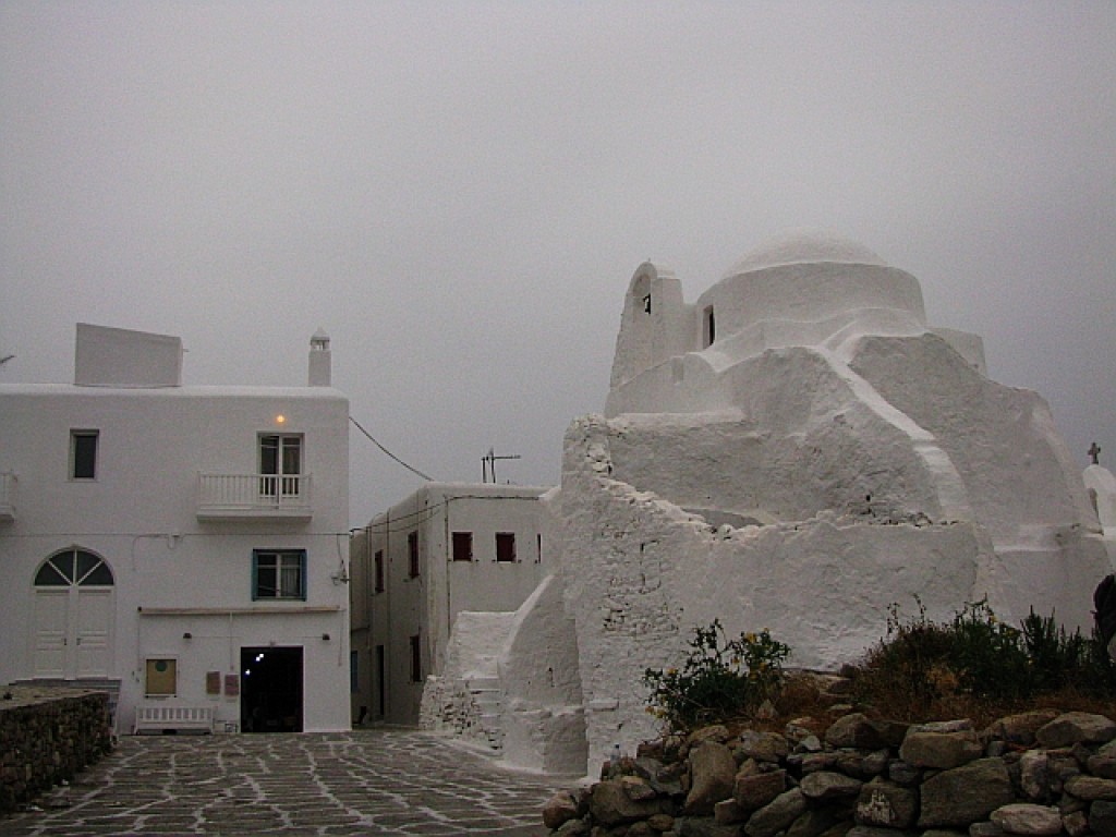 Zdjęcia: Mykonos, Cyklady, kapliczka o zmierzchu, GRECJA Zdjęcia: Mykonos, Cyklady, kapliczka o zmierzchu, GRECJA