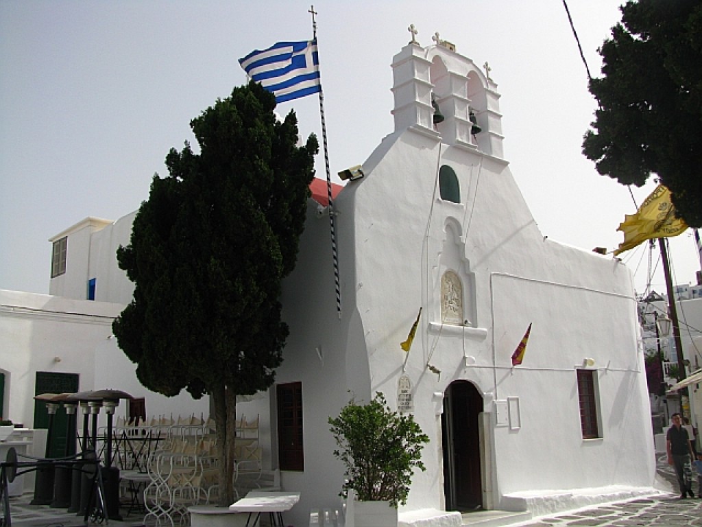 Zdjęcia: Mykonos, Cyklady, katedra, GRECJA Zdjęcia: Mykonos, Cyklady, katedra, GRECJA