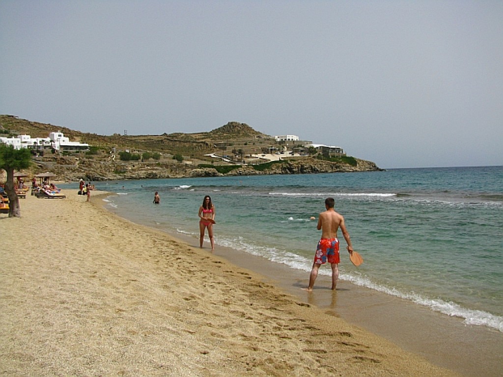 Zdjęcia: Mykonos, Cyklady, plaża Paradise, GRECJA Zdjęcia: Mykonos, Cyklady, plaża Paradise, GRECJA