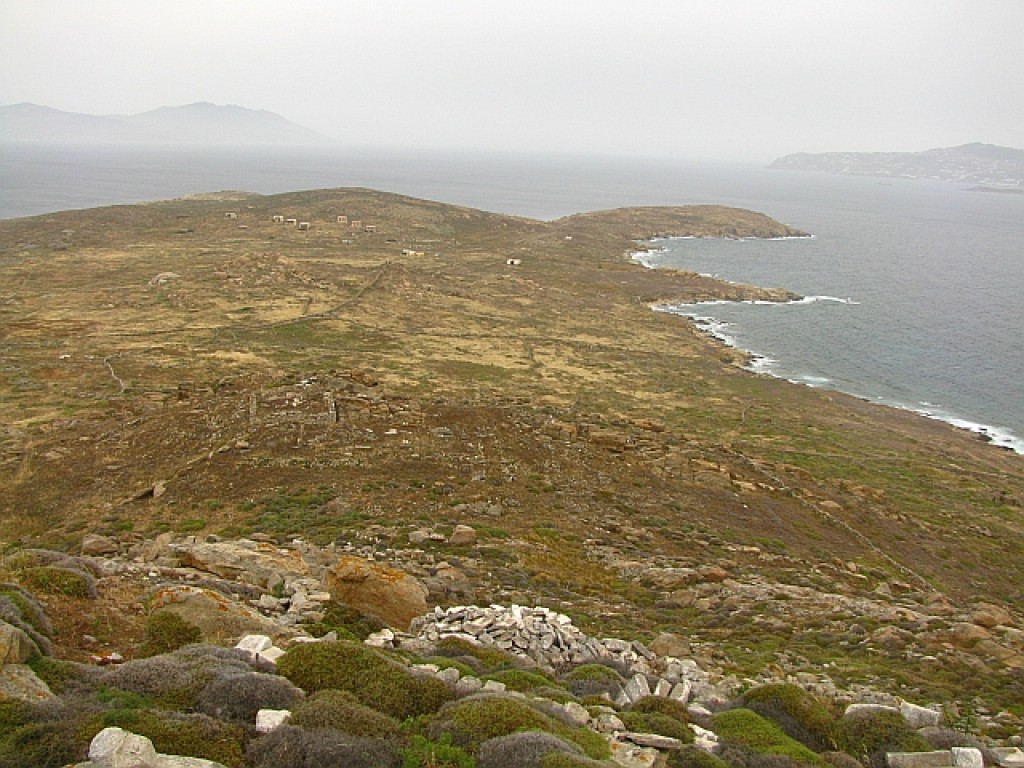 Zdjęcia: Delos, Cyklady, panorama Delos, GRECJA Zdjęcia: Delos, Cyklady, panorama Delos, GRECJA
