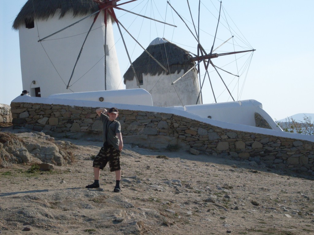 Zdjęcia: Mykonos, Mykonos, Walka z wiatrakami, GRECJA Zdjęcia: Mykonos, Mykonos, Walka z wiatrakami, GRECJA