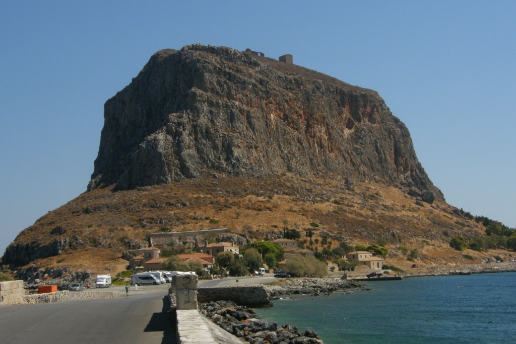 Zdjęcia: Monemwazja, Peloponez, Skała Monemwazji, GRECJA Zdjęcia: Monemwazja, Peloponez, Skała Monemwazji, GRECJA