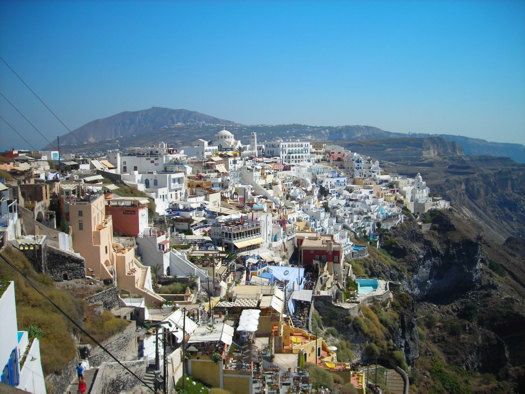 Zdjęcia: Santorini, Santorini, Torcik na skałach, GRECJA Zdjęcia: Santorini, Santorini, Torcik na skałach, GRECJA