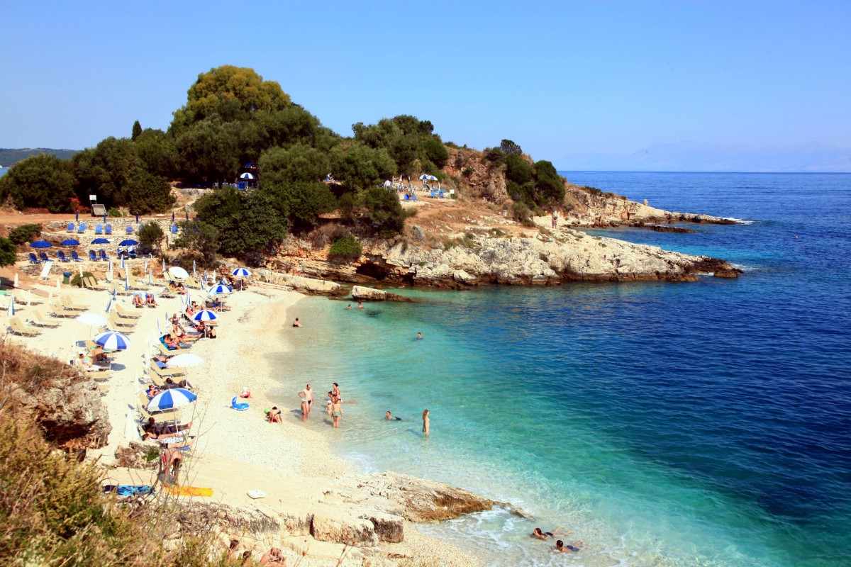 Zdjęcia: Kassiopi, Korfu, Plaża, GRECJA Zdjęcia: Kassiopi, Korfu, Plaża, GRECJA