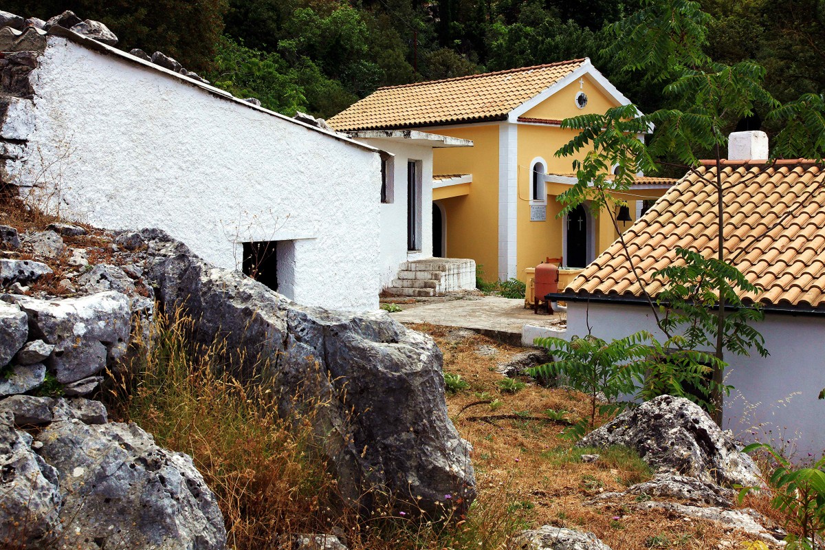 Zdjęcia: Pantokrator, Korfu, Budynki klasztorne, GRECJA Zdjęcia: Pantokrator, Korfu, Budynki klasztorne, GRECJA