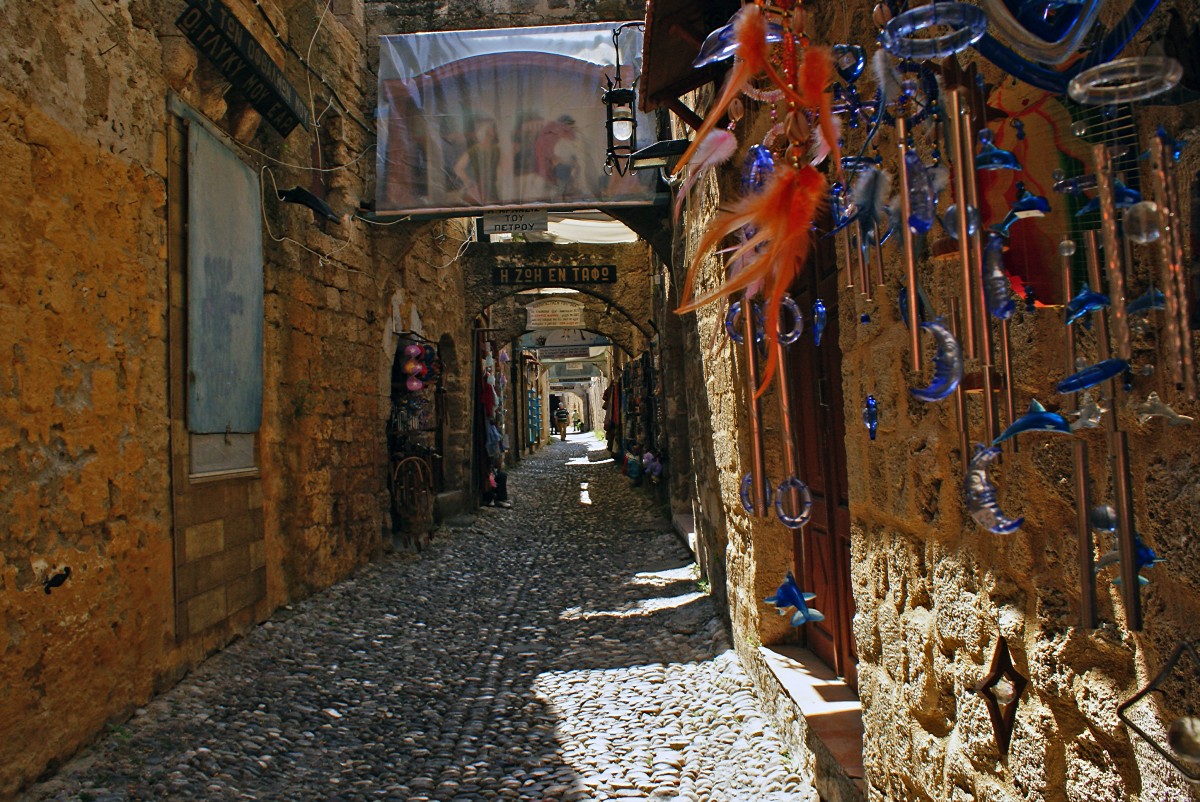 Zdjęcia: Rodos, Rodos, zaułki Rodos, GRECJA Zdjęcia: Rodos, Rodos, zaułki Rodos, GRECJA