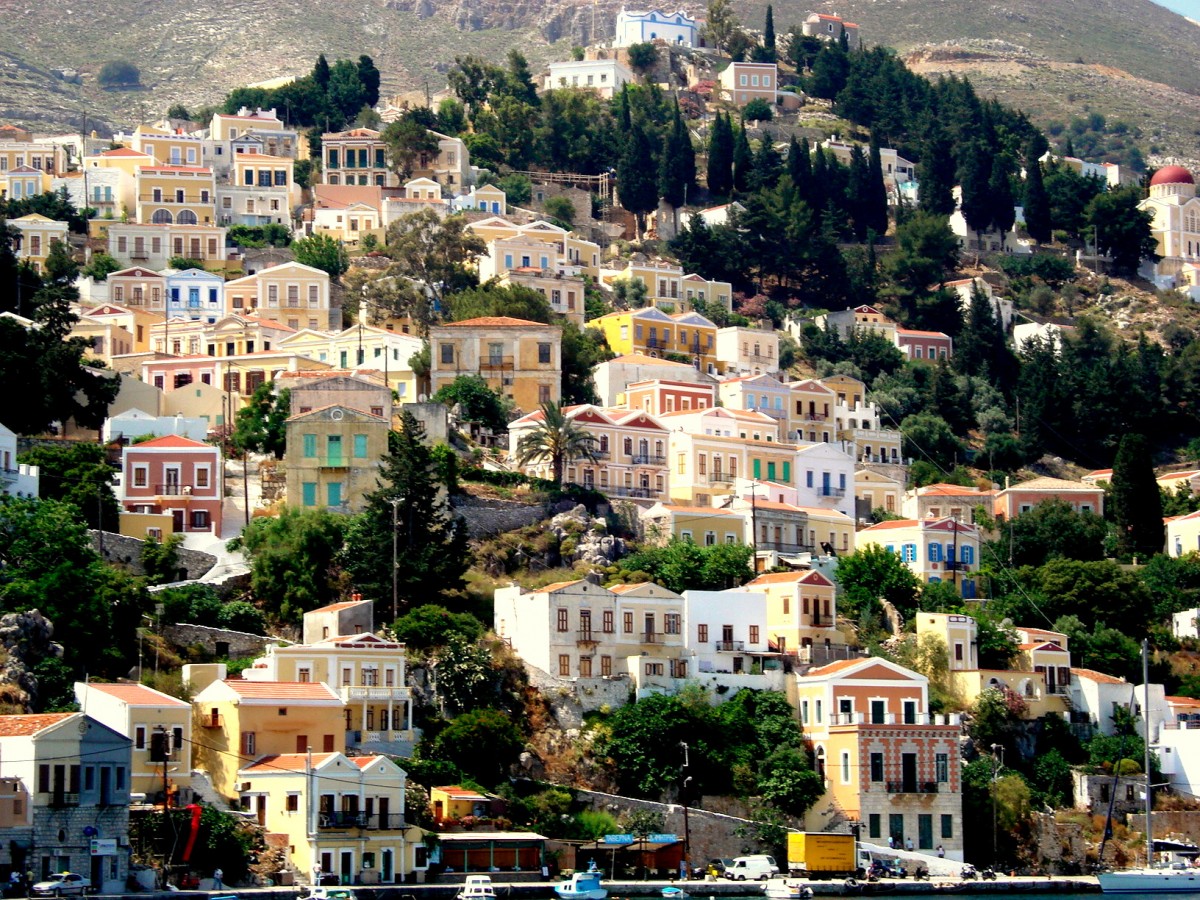 Zdjęcia: Wyspa Symi, xxx, Domki na wyspie Symi, GRECJA Zdjęcia: Wyspa Symi, xxx, Domki na wyspie Symi, GRECJA