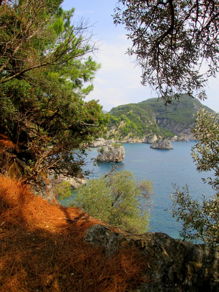Zdjęcia: Parga, Epir, Widok z wysepki na formacje skalne, GRECJA Zdjęcia: Parga, Epir, Widok z wysepki na formacje skalne, GRECJA