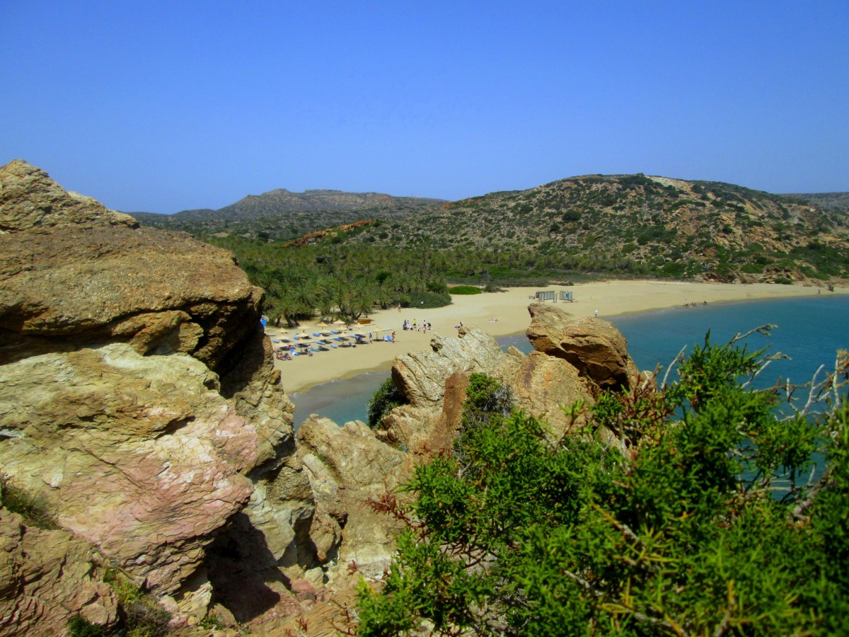 Zdjęcia: Vai, Kreta Wschodnia, Plaża i to nie dzika, GRECJA Zdjęcia: Vai, Kreta Wschodnia, Plaża i to nie dzika, GRECJA