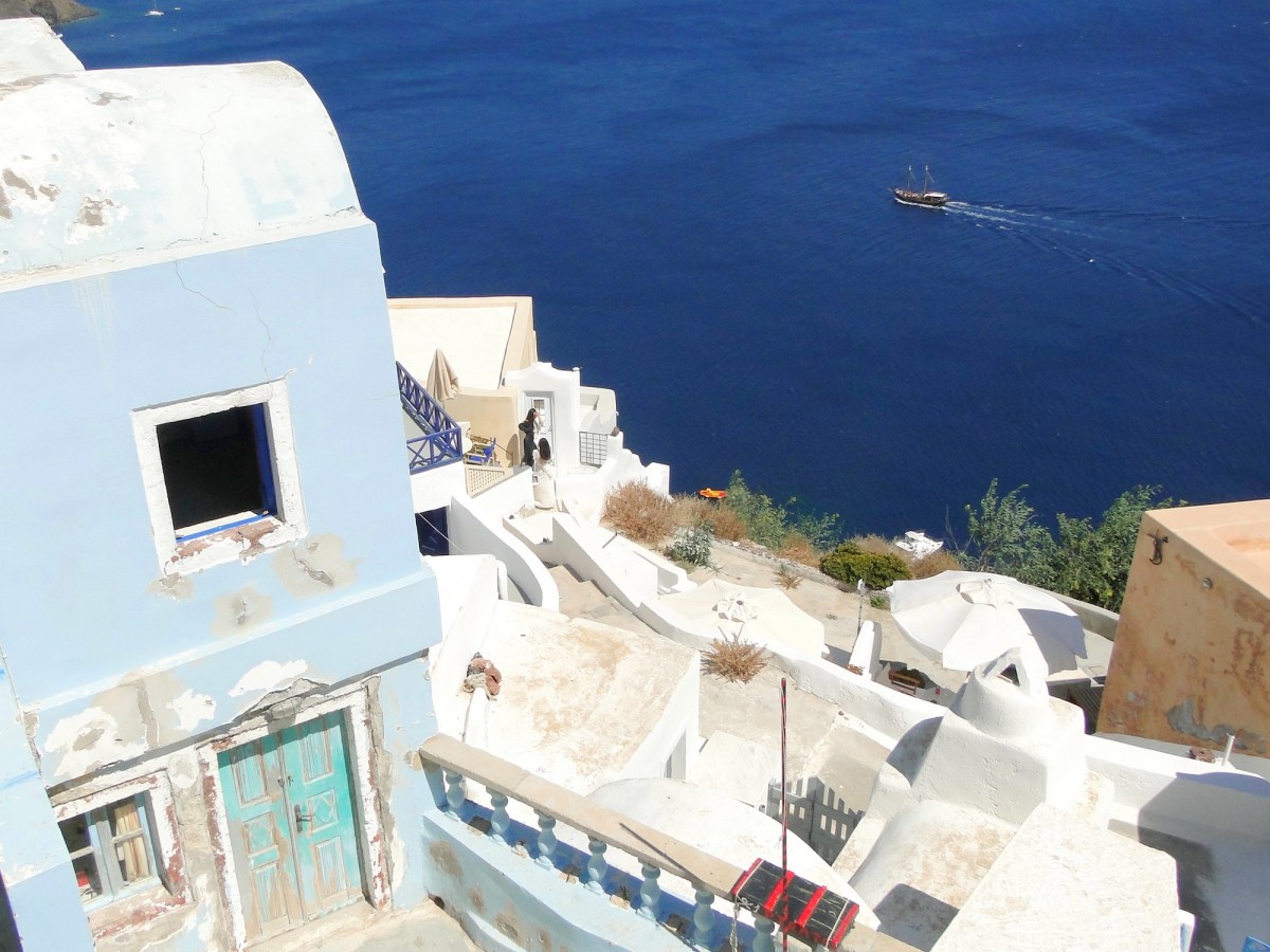 Zdjęcia: Oia, Cyklady, Santorini, Santoryńskie wspomnienie., GRECJA Zdjęcia: Oia, Cyklady, Santorini, Santoryńskie wspomnienie., GRECJA
