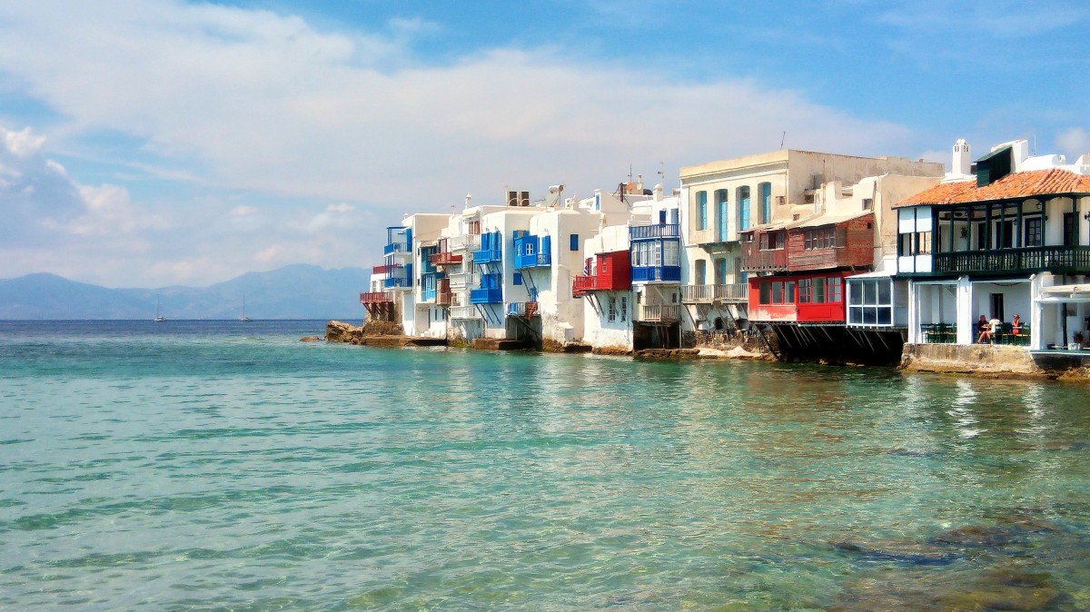 Zdjęcia: Chora, Mykonos, Cyklady, Mała Wenecja, GRECJA Zdjęcia: Chora, Mykonos, Cyklady, Mała Wenecja, GRECJA